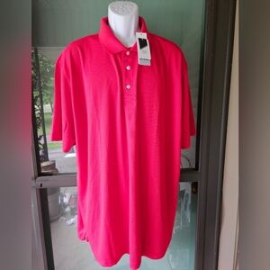 Red Polo Shirt By Cotton Traders